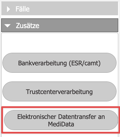 Screenshot MediData Scriptmenu