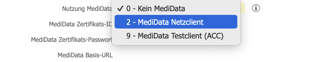 Screenshot MediData Main